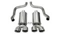 Corsa Performance 05-08 Chevrolet Corvette C6 6.0L V8 Polished Xtreme Axle-Back Exhaust