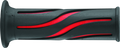 BikeMaster 7/8in Wave Grips - Black/Red 105936
