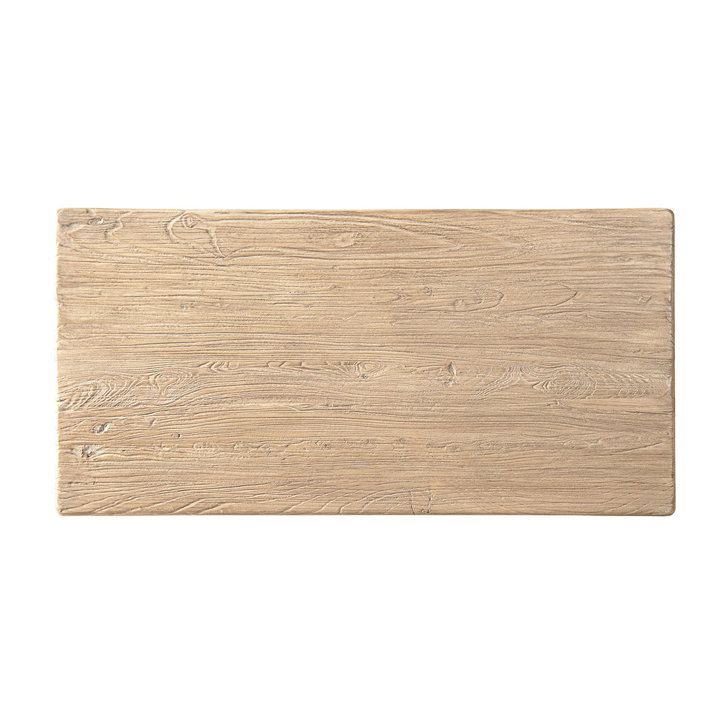 Hawthorne 48" Solid Reclaimed Elm Rectangular Trestle Coffee Table
