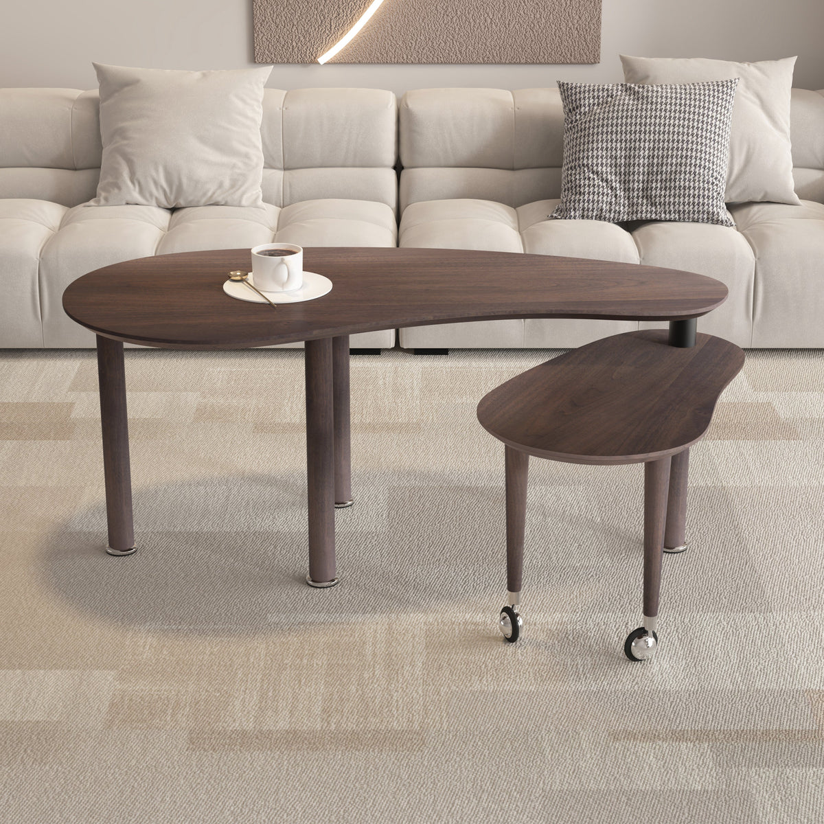360 Degree Rotatable Coffee Table