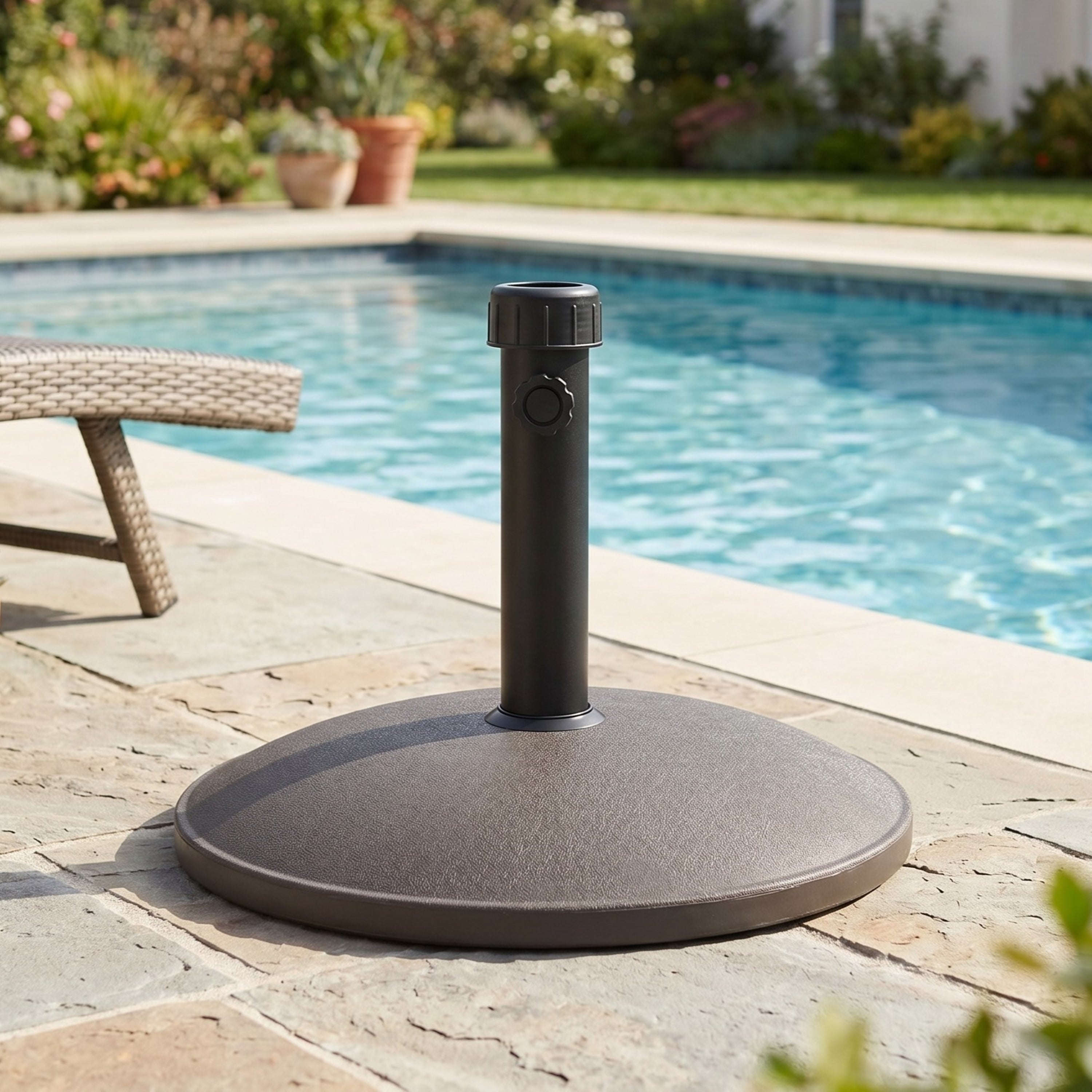 Ander Outdoor 35-Pound Round Umbrella Base