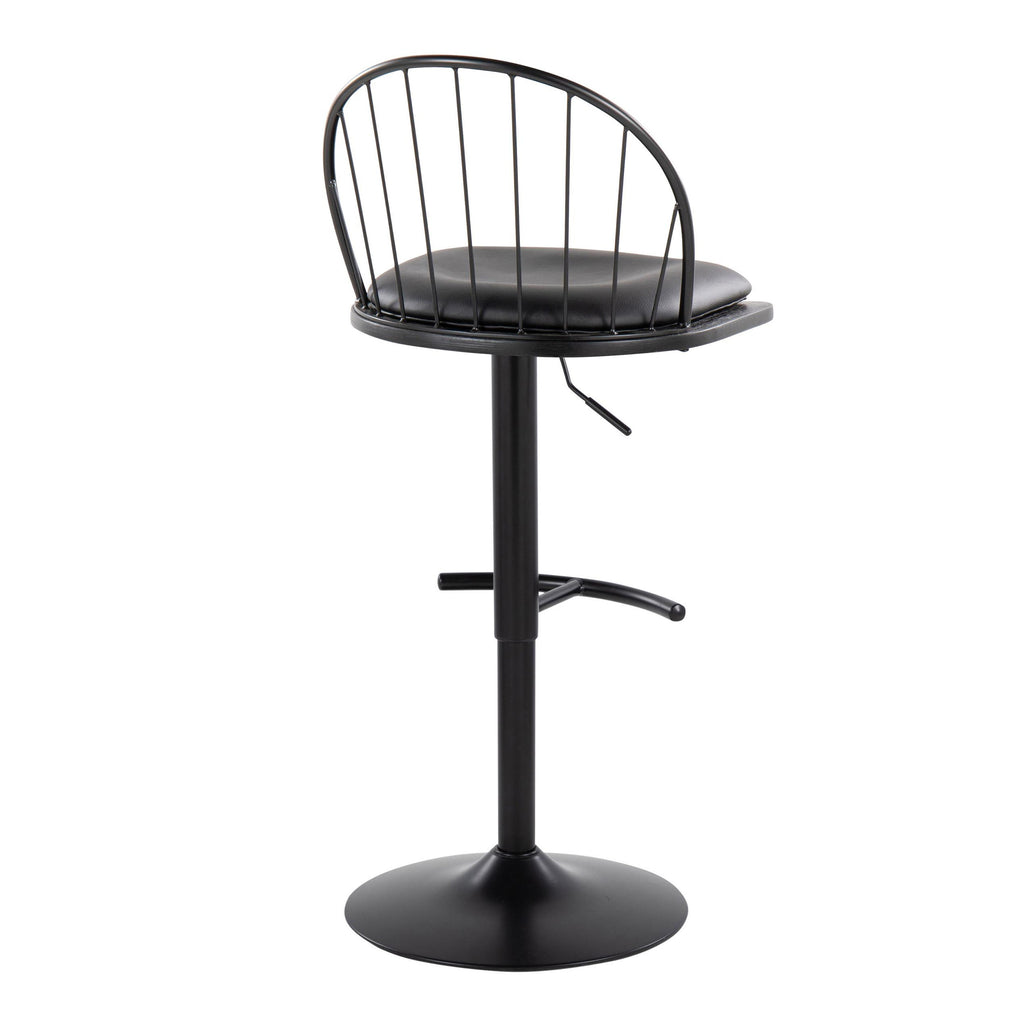Adjustable Height Barstool with Swivel