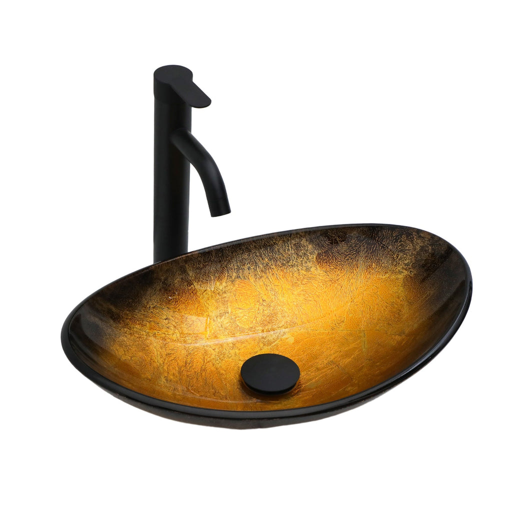 Artistic Tempered Glass Vessel Sink