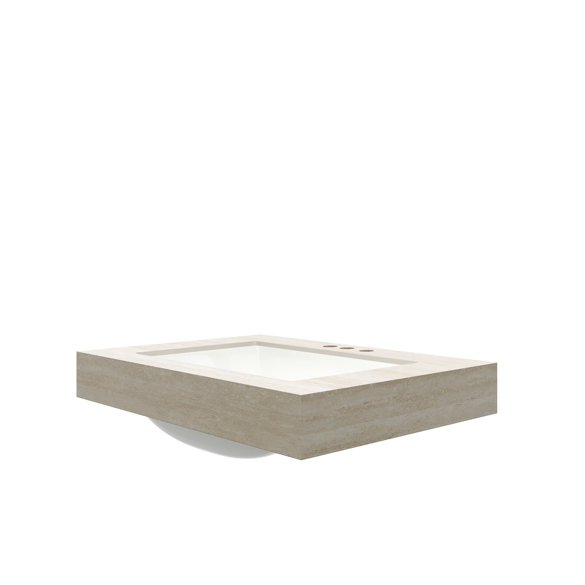 30" Roma Travertine-Pattern Sintered Stone Countertop