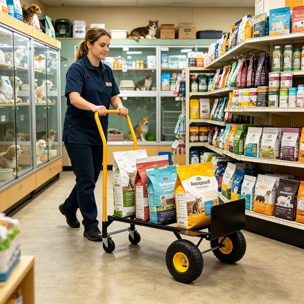 Dual Purpose Hand Truck Dolly Cart with Swivel Wheels