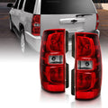 ANZO 2007-2014 Chevy Tahoe Taillight Red/Clear Lens (OE Replacement) 311304