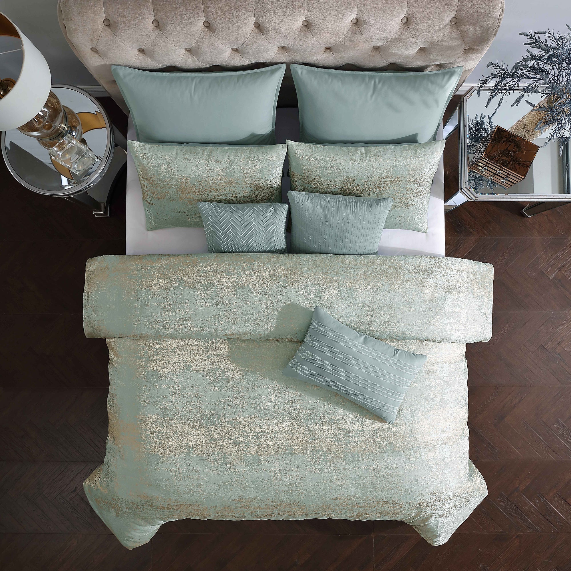 Vesta 9 Pc Queen Comforter Set