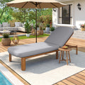 Outdoor Chaise Lounge Adjustable Patio Chaise