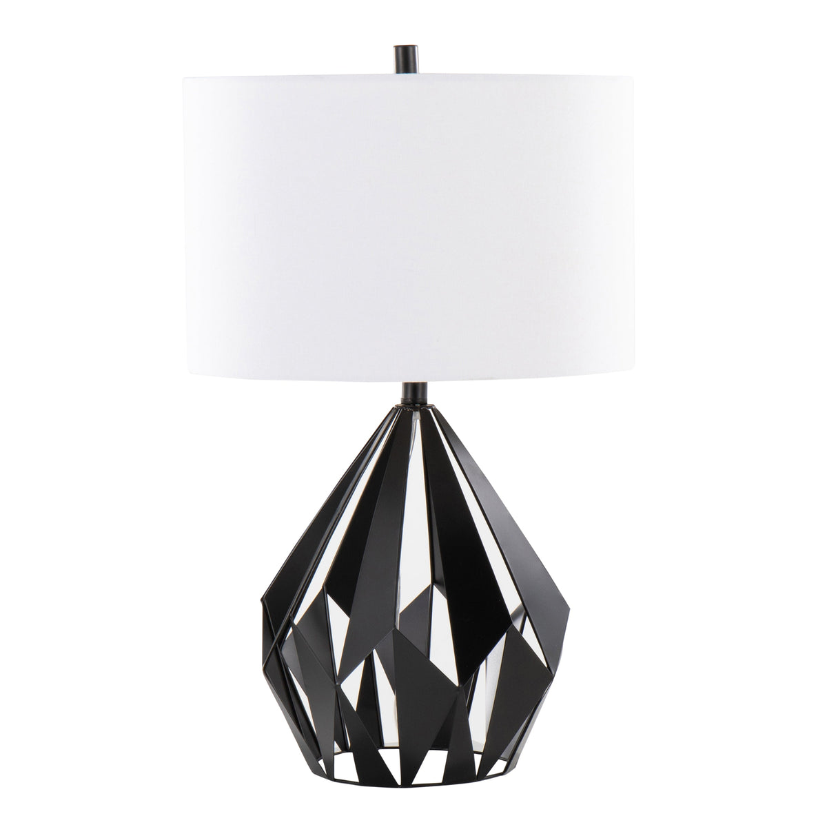 Contemporary Metal Table Lamp in Matte