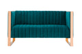 Trillium 57" Velvet Loveseat