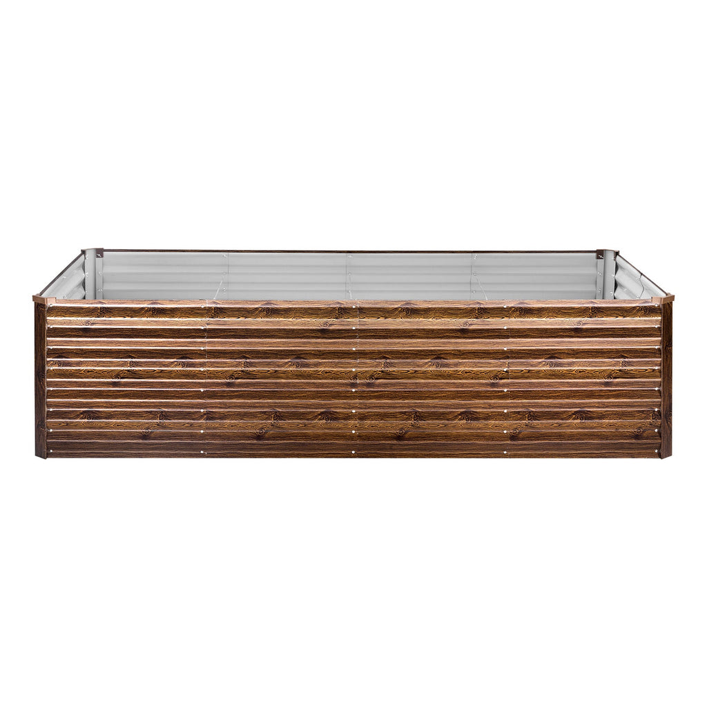 Galvanized Raised Garden Bed - 8 x 4 x 2 ft