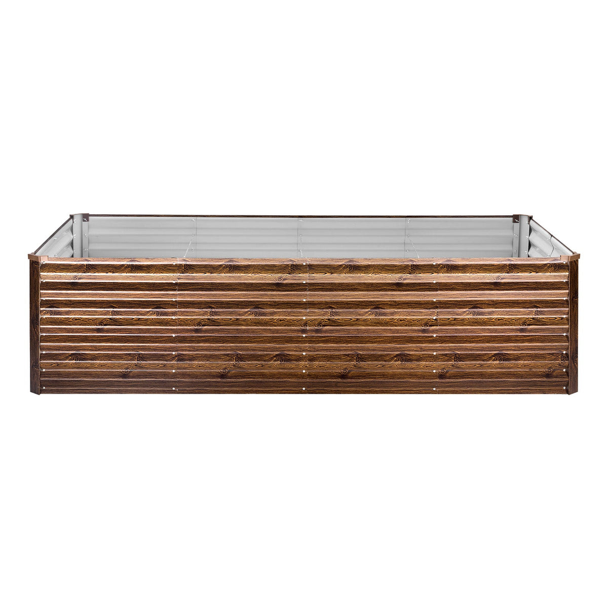 Galvanized Raised Garden Bed - 8 x 4 x 2 ft