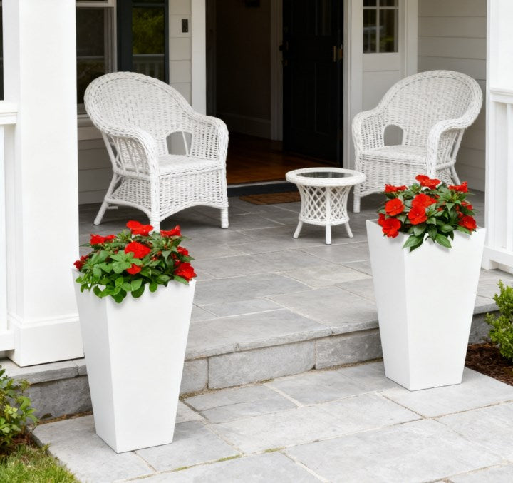 Flower Pots 2-Pack Outdoor Planter Set