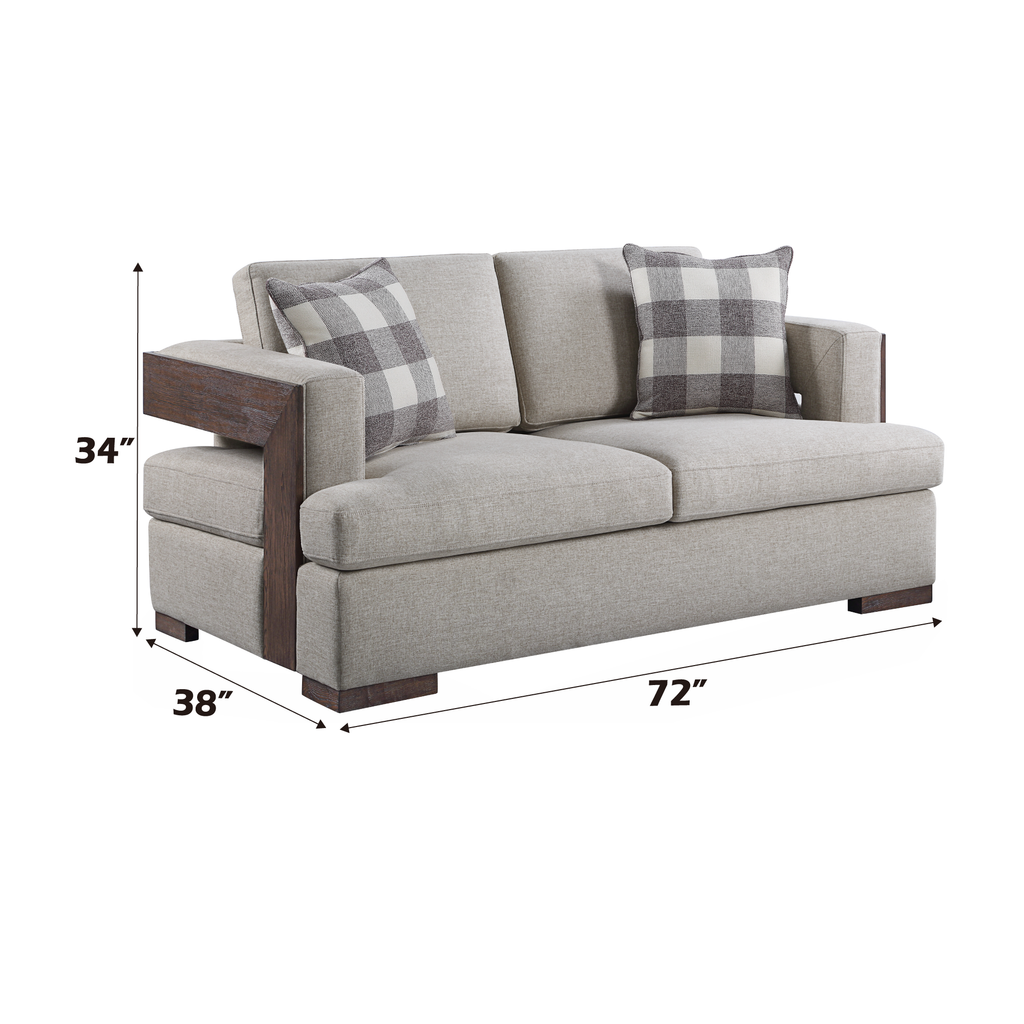 Niamey Fabric Loveseat