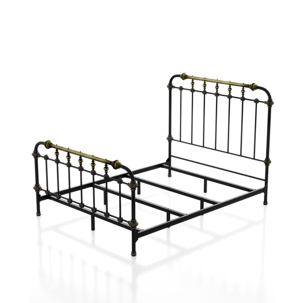 Transitional Style Antique Bed