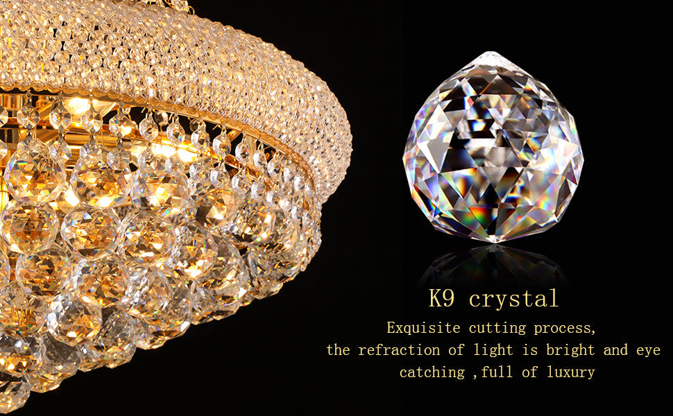 22-Inch Crystal Chandelier