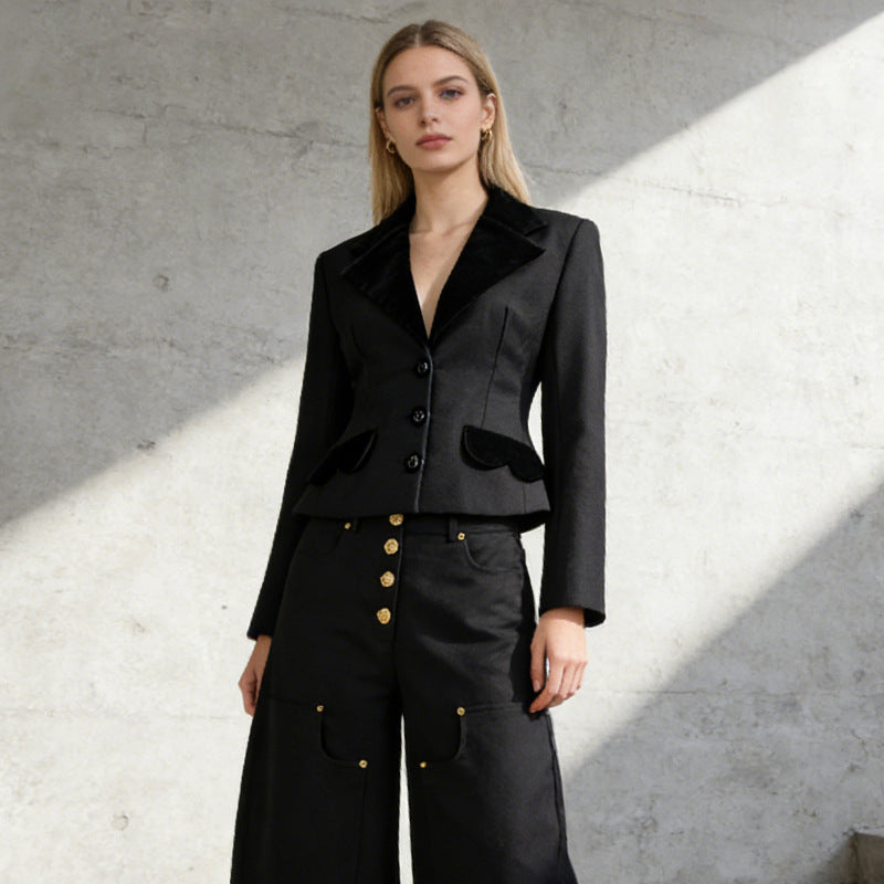 Commuter-style Fashion-forward Slim-fit Womens Blazer