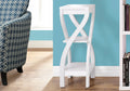 Accent Table - Square Design with Shelves