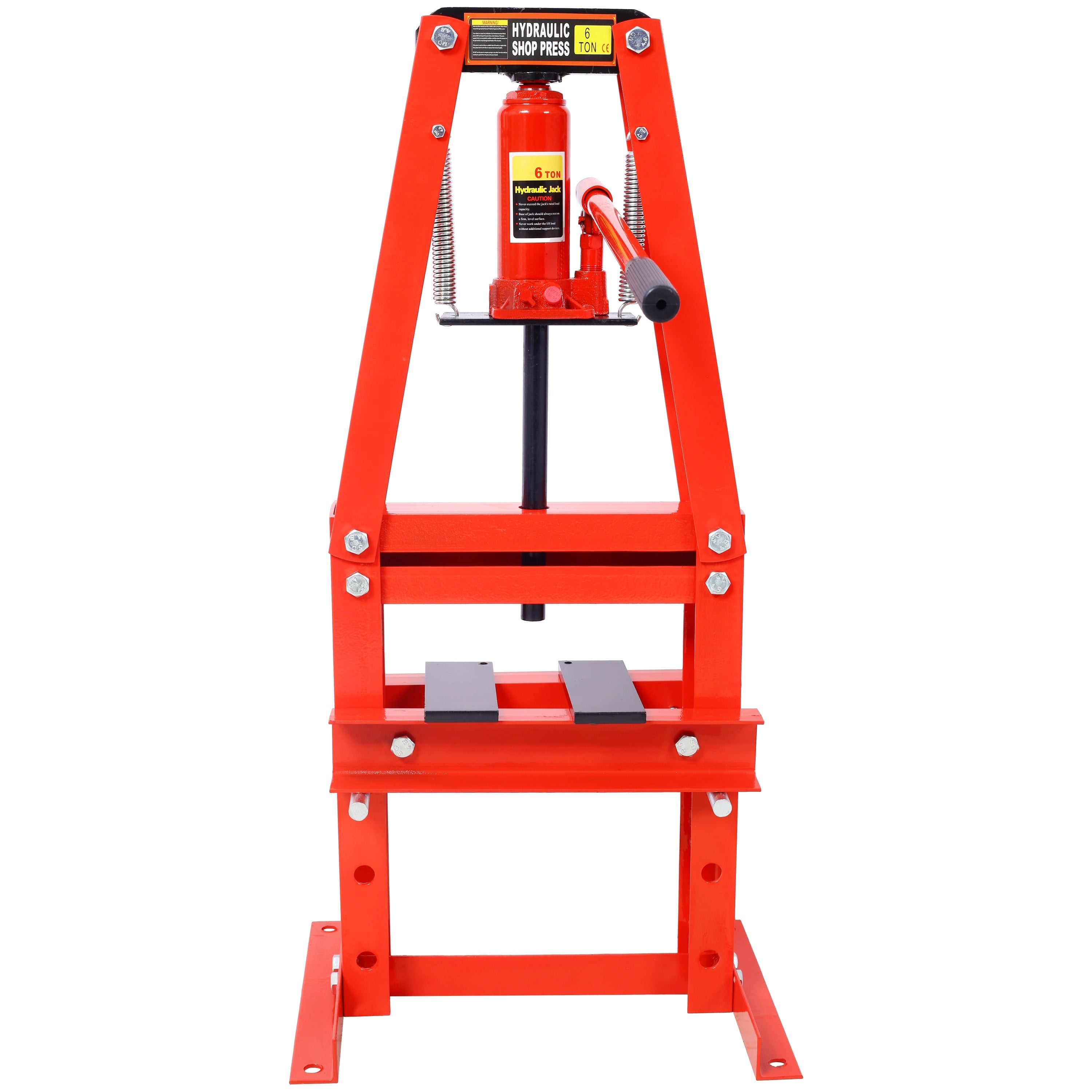 6-Ton Benchtop Hydraulic A-Frame Shop Press with Plates