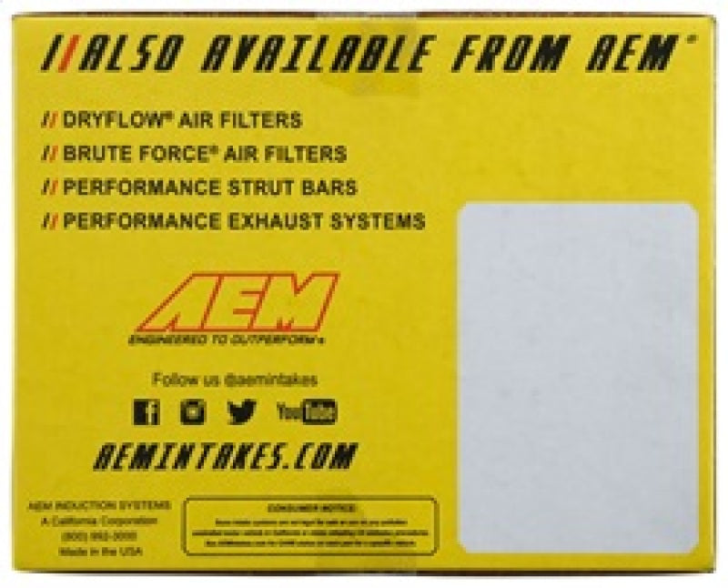AEM Induction AEM 2015 Jeep Renegade 2.4L L4 - Cold Air Intake System 21-769C