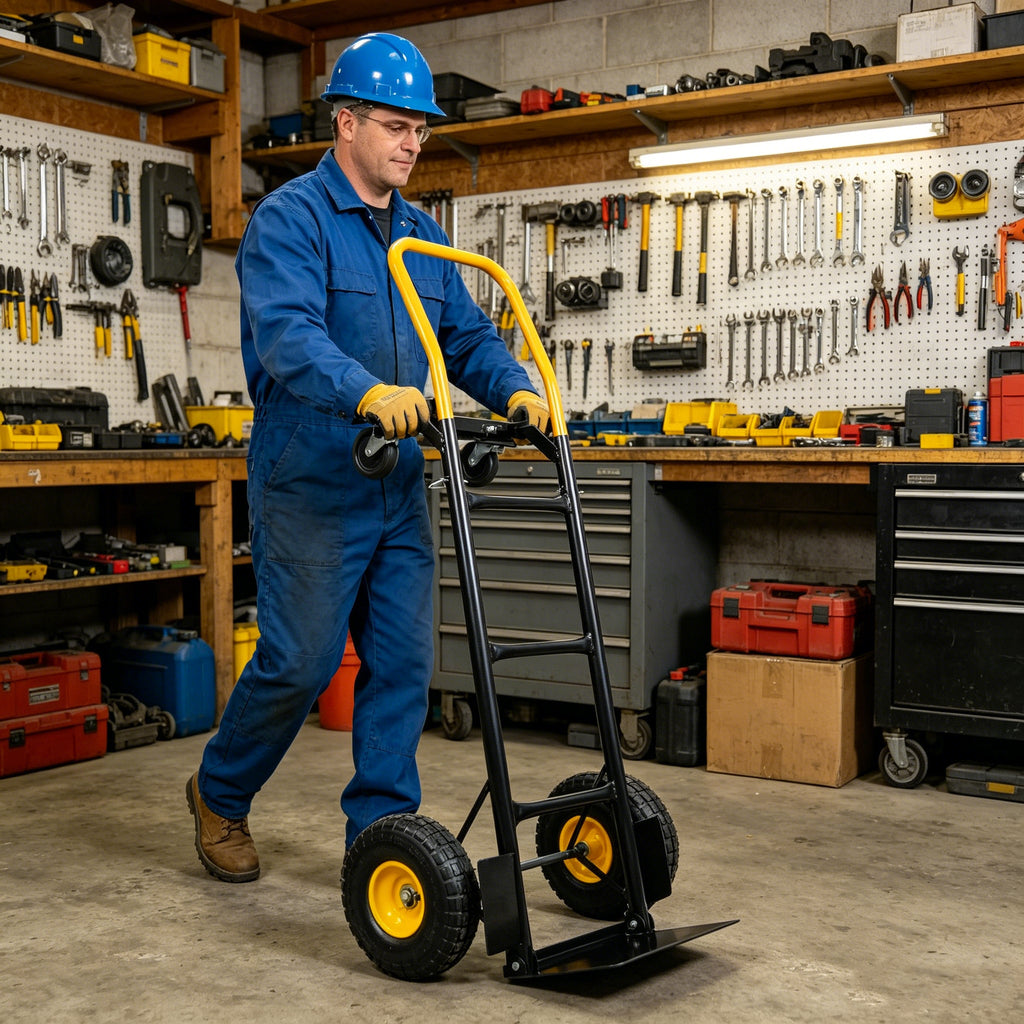 Dual Purpose Hand Truck Dolly Cart with Swivel Wheels