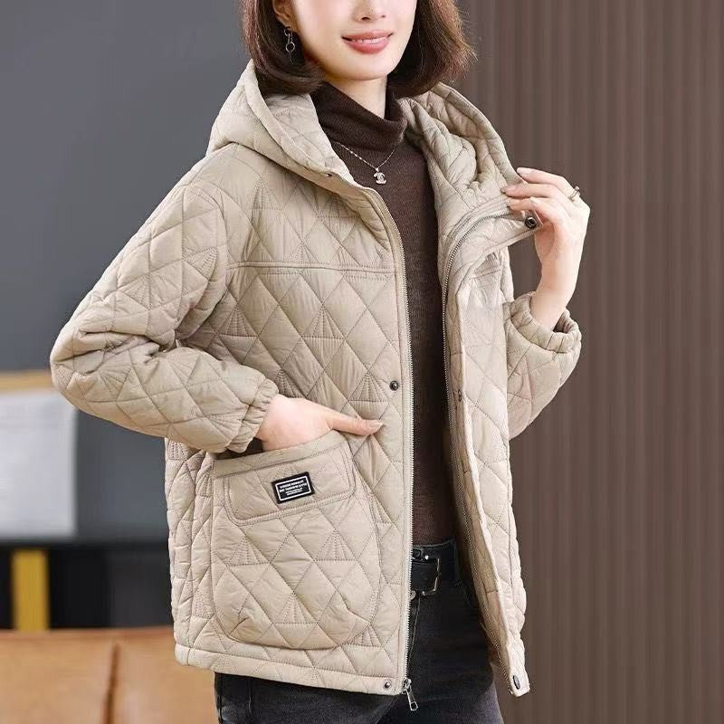 Winter Quilted Jacket Cotton-padded Coat For Women