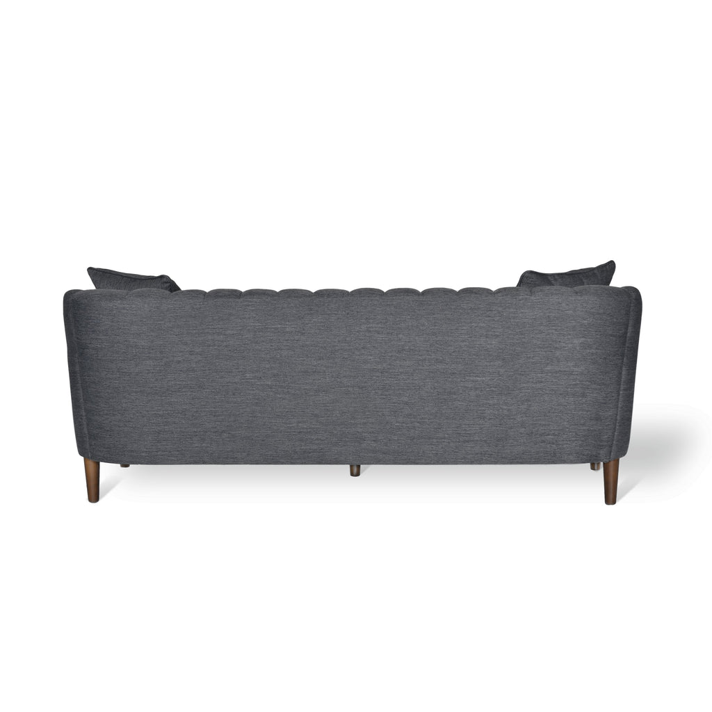 Contemporary 3-Seater Sofa with Accent Pillows