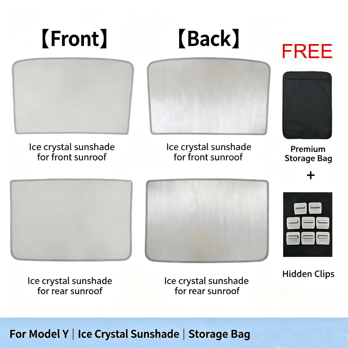 Suitable For Mode Y 3 Huanxin Edition Tesla Sunshade Front Windshield Full Car Sun Protection And Heat Insulation Car Sunshade
