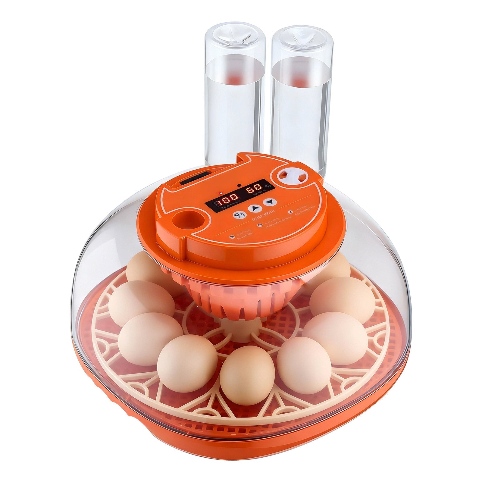 12 Egg Incubator with Automatic Egg Turner