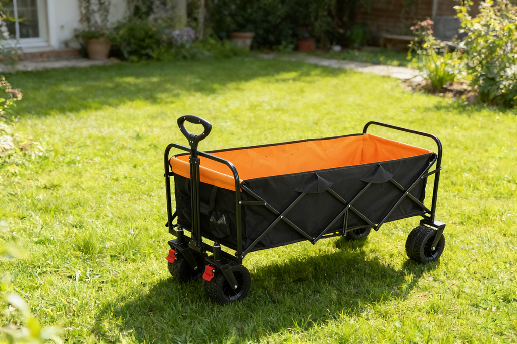 Big Large Capacity Folding Cart - Extra Long Extender Wagon