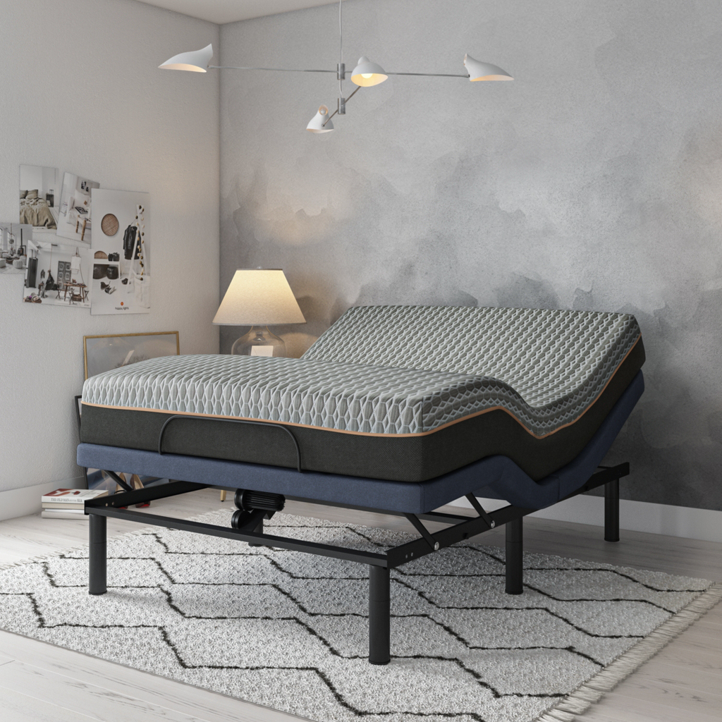BT3000 King Adjustable Bed Base With Head and Foot Position Adjustment