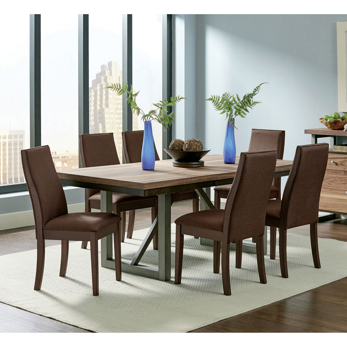 Chocolate Dining Chair Set