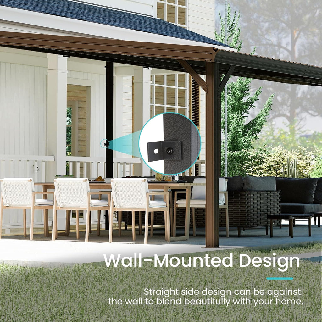 12x20FT Lean To Gazebo