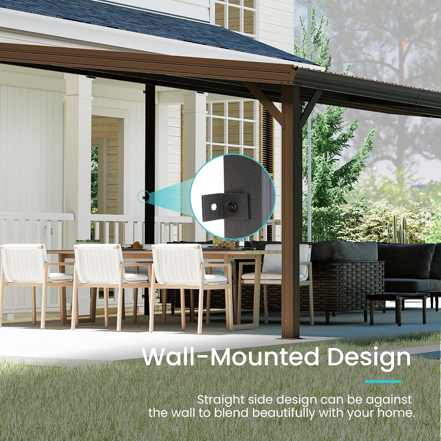 12x20FT Lean To Gazebo