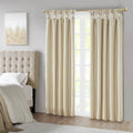 Twist Tab Total Blackout Window Curtain Panel Champagne 50x95"
