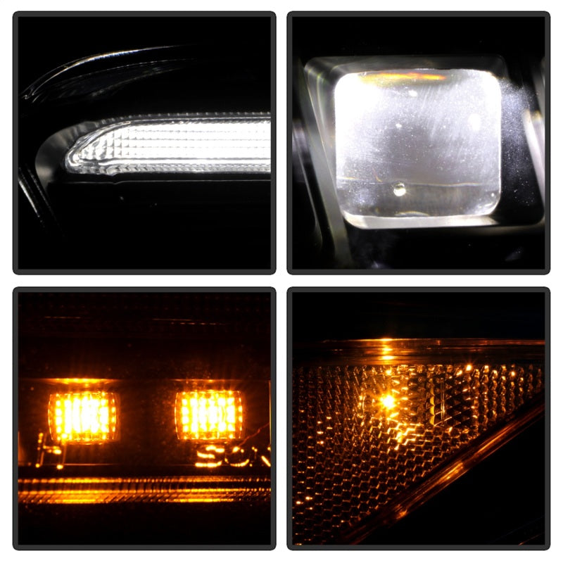 Spyder 16-20 Toyota Tacoma Halogen Model Only High-Power LED Headlights - Black PRO-YD-TT16HALAP-BK 5088376