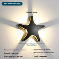 Outdoor Waterproof Starfish Made Corridor Aisle Bedroom Background Wall Decoration Wall Lamp