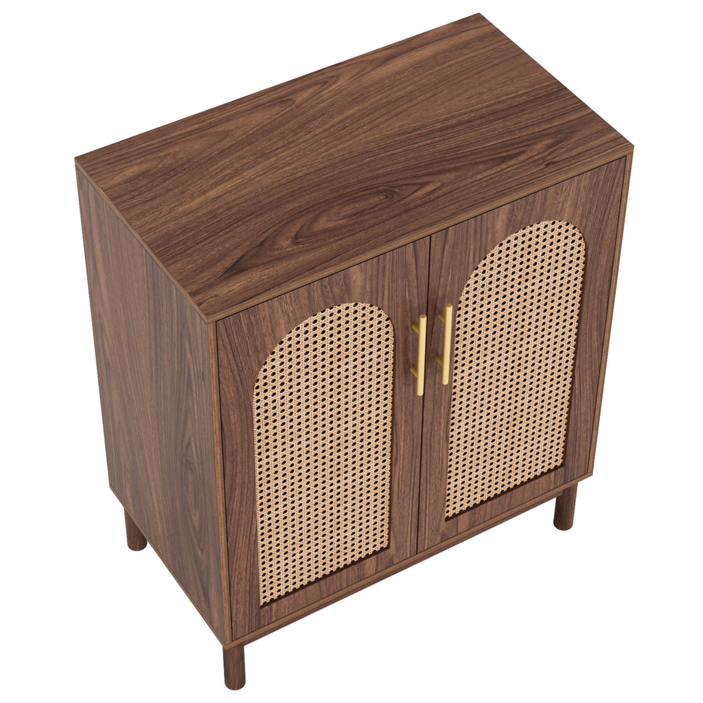59" Rattan Sideboard Buffet Cabinet