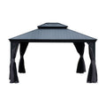 10'x12' Hardtop Gazebo with Resin Roof