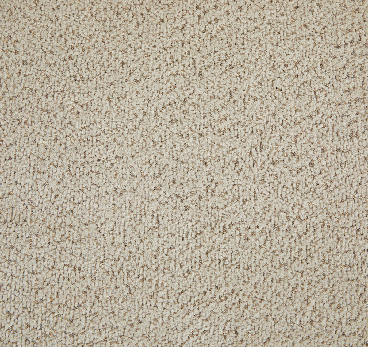 Elegant Curved Boucle Sofa with Solid Wood Frame