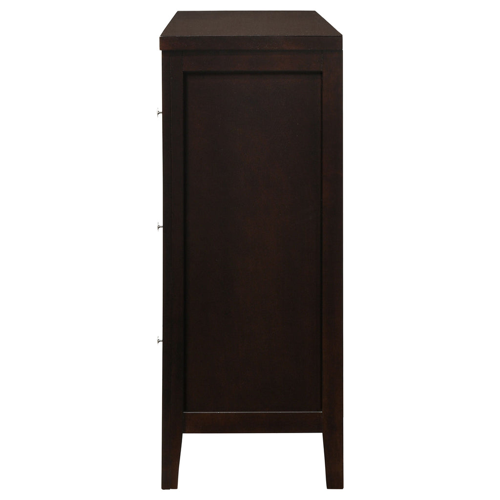 Wedgewood Cappuccino 6-Drawers Dresser