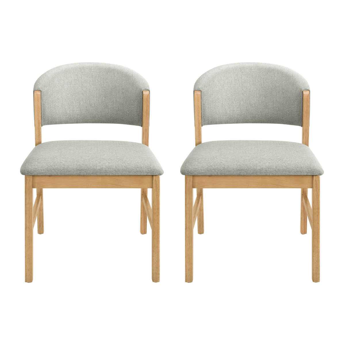 Mid-Century Modern Upholstered Dining Chairs