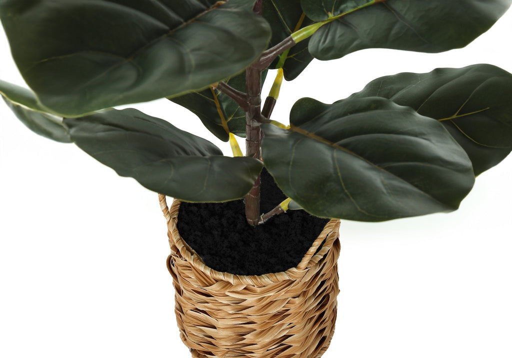 28" Tall Artificial Fiddle Tree Indoor Plant
