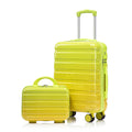 14"/20" 2 Pcs/Set in PC Spinner Wheel Luggage