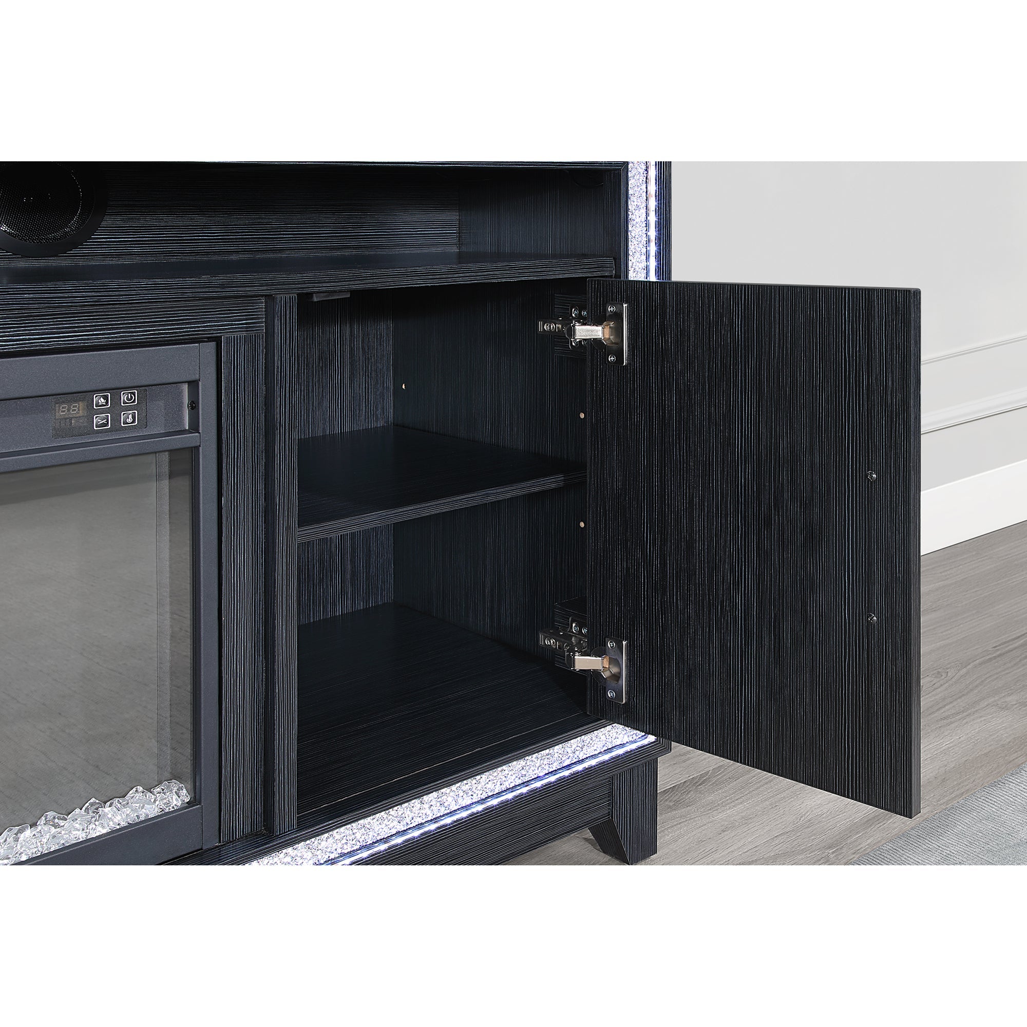 Almera Dark Indoor Fireplace