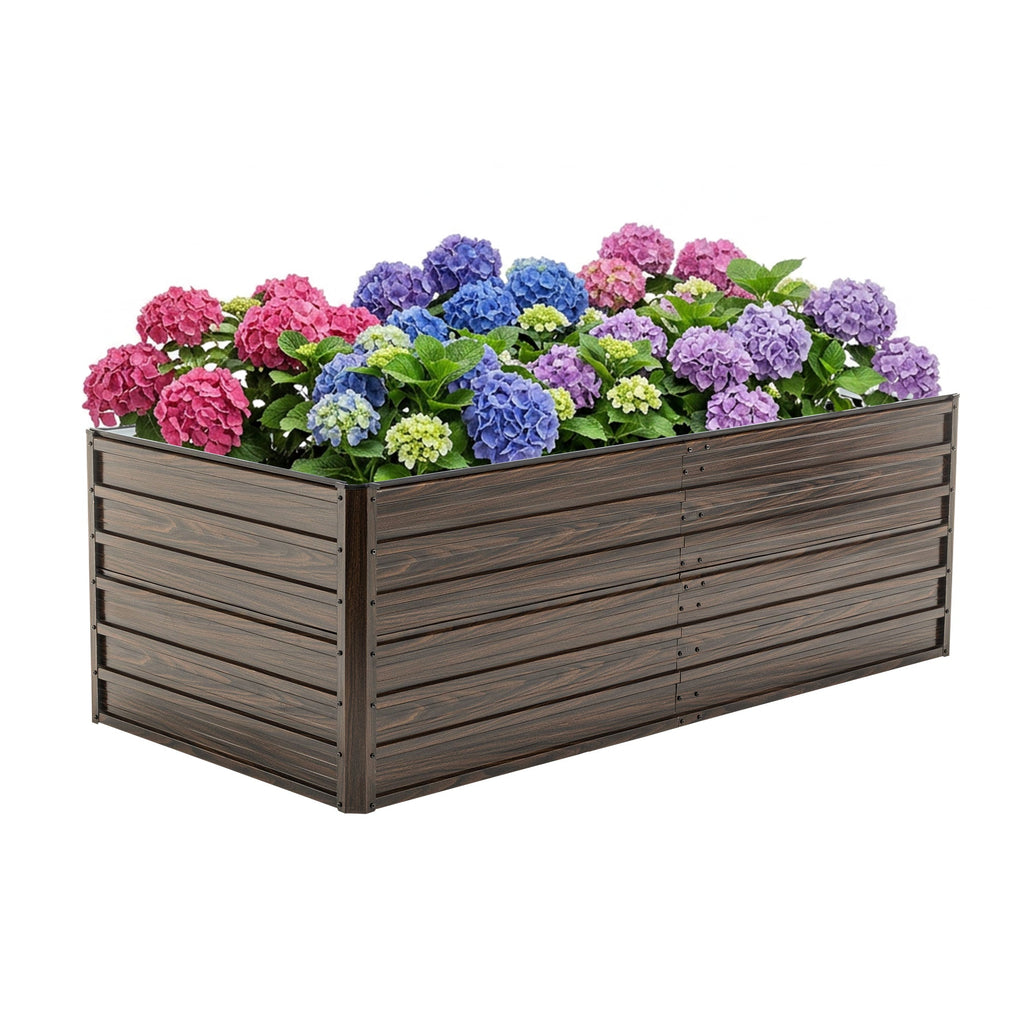 Metal Elevated Planter Box – 74.6"x35.4"x25"