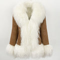 Thickened Wool Jacket With A Suede-like Finish