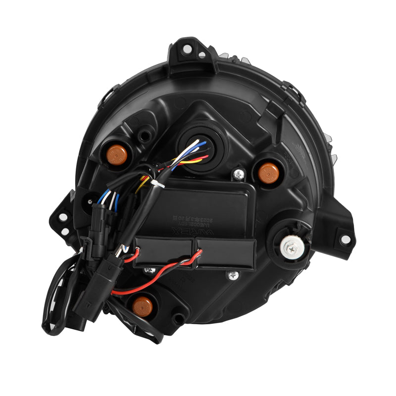AlphaRex 18-23 Jeep Wrangler JL/Gladiator JT LED Proj Headlights Black w/ Activ Light/Seq Signal/DRL 880868 *Discontinued