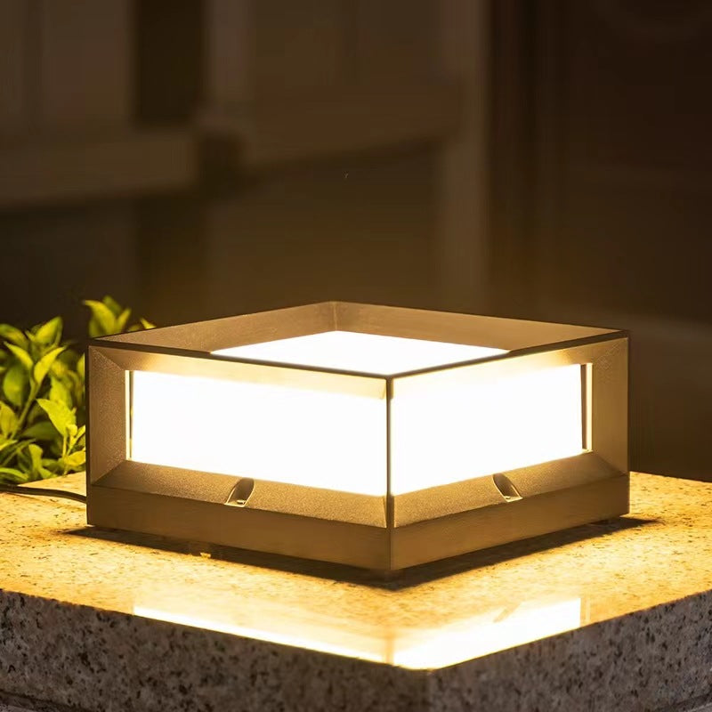LED Outdoor Waterproof Solar Column Light Door Wall