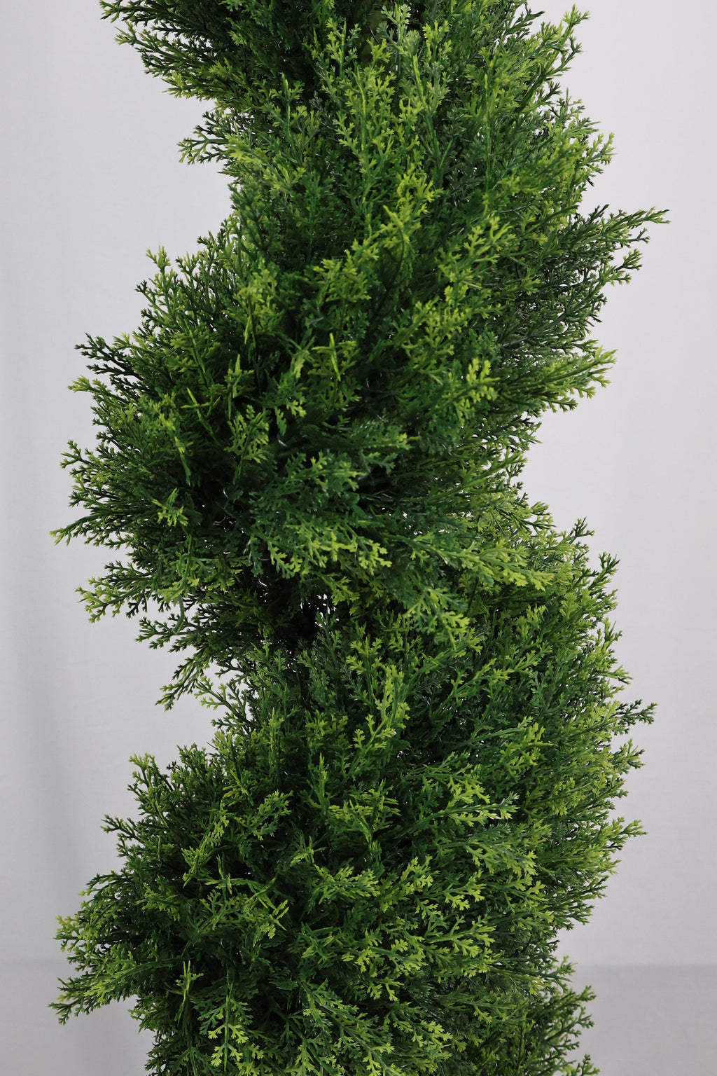 6FT Two-Tone Spiral-Shaped Potted Cedar Tree - 2pcs Set